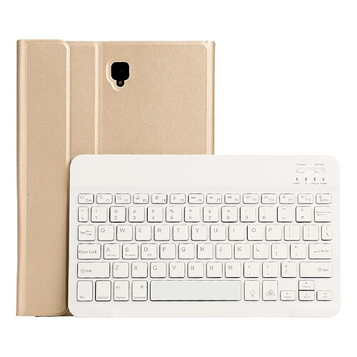 Wewoo ST830S Bluetooth 3.0 Texture de laine fine cuir PU ABS Détachable Sept Étoiles Rétroéclairage Clavier pour Samsung Galaxy Tab S4 10.5 pouces T830 / T835avec fente stylo et support Or