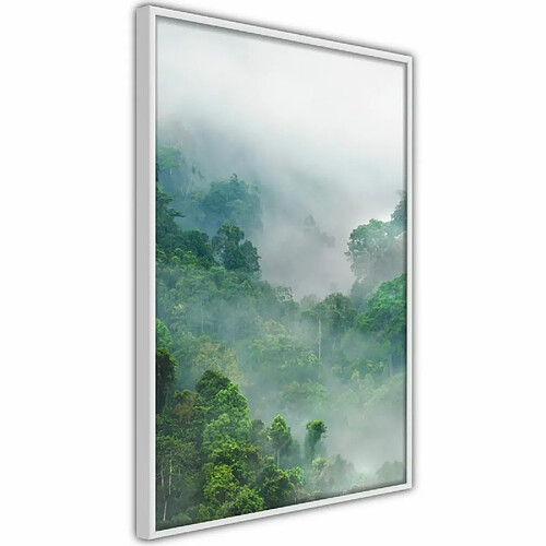 Paris Prix Affiche Murale Encadrée Green Lungs of the Earth I 20 x 30 cm Blanc