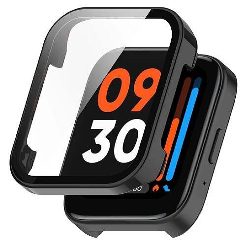 Coque en TPU Transparent HD pour votre Realme Watch 3 - noir