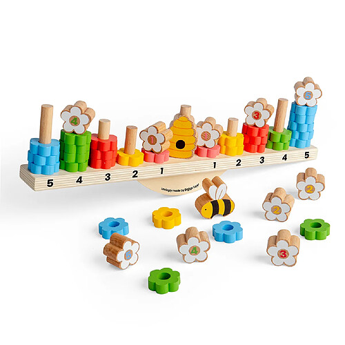 Bigjigs Toys Jeu équilibré abeille en bois