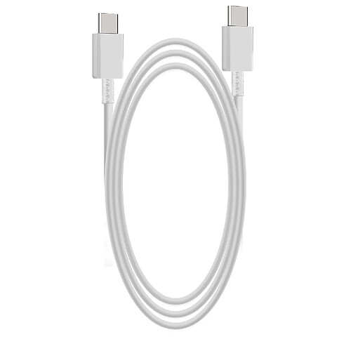 Câble USB C vers USB C Officiel Samsung EP-DA905BW Charge 5A Blanc 1m