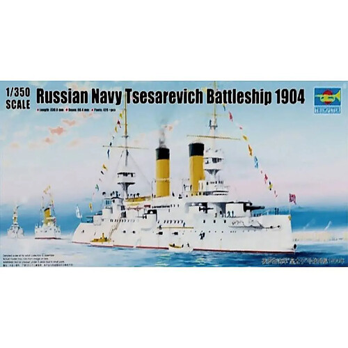 Trumpeter Maquette Bateau Russian Navy Tsesarevich Battleship 1904