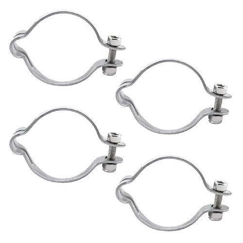 4pcs Colliers de Serrage Multifonction Vintage pour Câble de Frein de Vélo en Inox Durable - 25,4 Mm