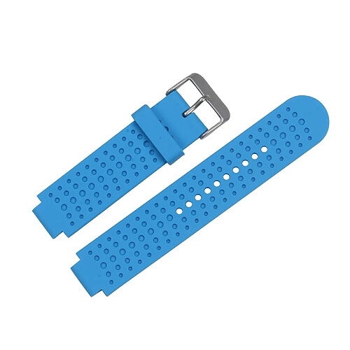 Wewoo Bracelet pour montre connectée Dragonne ajustable Garmin Forerunner 25 bleu ciel