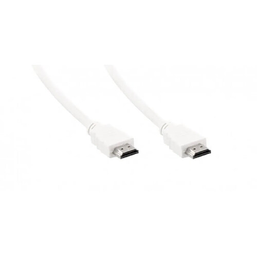 T'Nb TNB HDMI2WH - Câble HDMI M/M 19 broches 2m - blanc