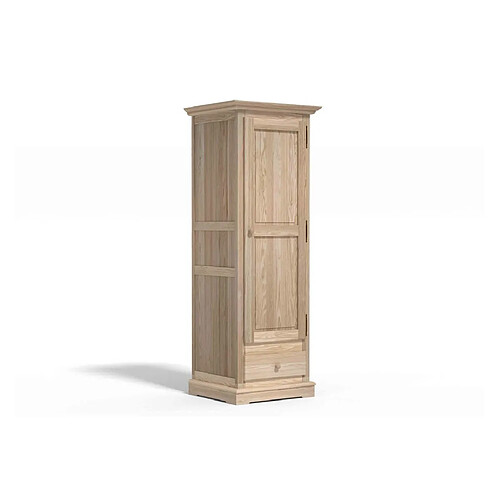 DECOPIN petite armoire 1 porte en pin ducie - bois naturel