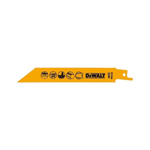 Lame au cobalt L.152 mm DEWALT pour machines sans fil - métaux <3mm - DT2346