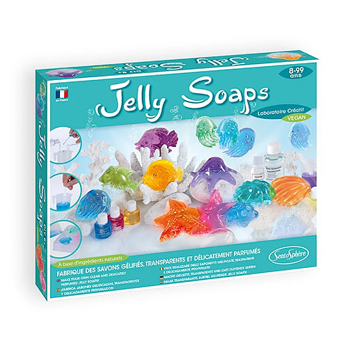 SentoSphère Kit de création de savons effet Jelly