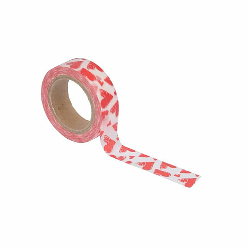 Paris Prix Ruban Masking Tape Cœurs 5M Rose