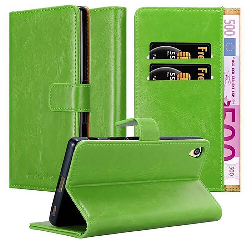 Cadorabo Coque Sony Xperia Z5 PREMIUM Etui en Vert