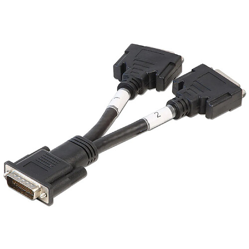 Lindy 41009 câble vidéo et adaptateur 0,016 m DMS 2 x DVI Noir