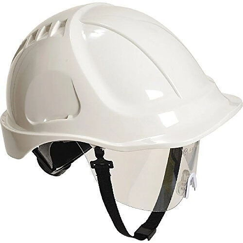 Portwest PW54WHR Endurance Plus Casque avec visière, blanc