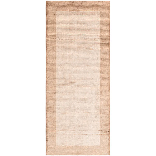 Vidal Tapis de couloir en laine 201x81 brun Darya