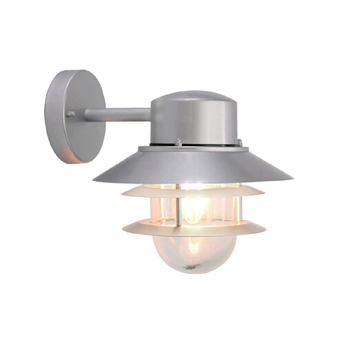 Elstead Lighting Applique murale extérieur Copenhagen Acier inoxydable Argent