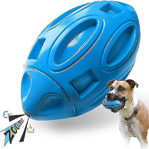 Jouets pour chien grinçant pour les mâcheurs agressifs : Jouet pour chien en caoutchouc avec grincement, presque indestructible et durable pour les moyennes et grandes poitrines.