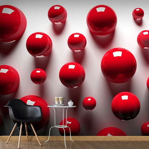 Paris Prix Papier Peint Red Balls 210 x 300 cm