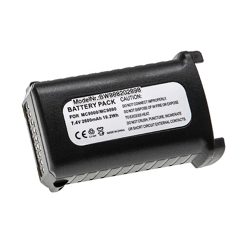 vhbw Batterie compatible avec Symbol MC9000, MC9000-G, MC9000-K, MC9000-S, MC9010, MC9050 ordinateur handheld (2600mAh, 7,4V, Li-ion)