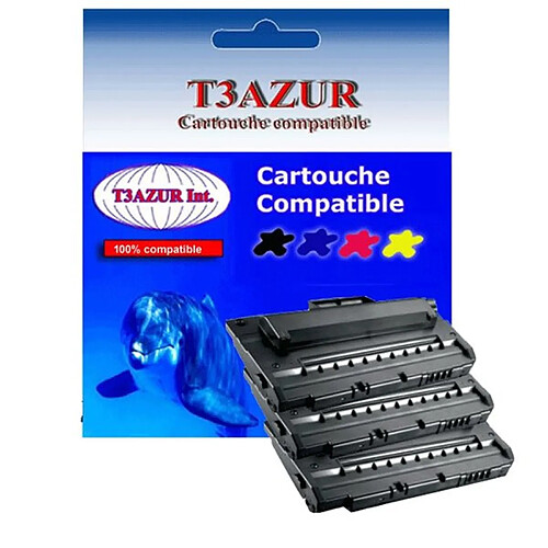 3 Toners Laser compatibles pour Samsung ML2250, ML2252W (ML-2250D5) - 5 000 pages - T3AZUR