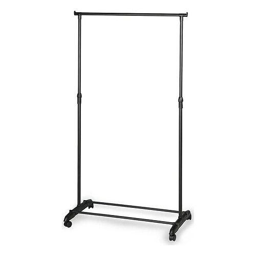 Totalcadeau Porte-manteaux en aluminium et en plastique réglable (80 x 43 x 95-165 cm) dressing pas cher