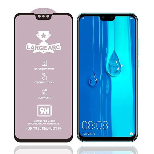 Wewoo Film de verre trempé Pour Huawei Y9 2019 9H HD High Alumina Full Screen de