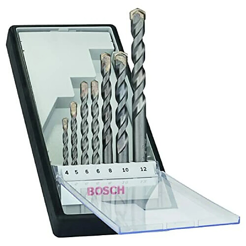 Coffret de 7 forets Béton cylindrique Bosch CYL3