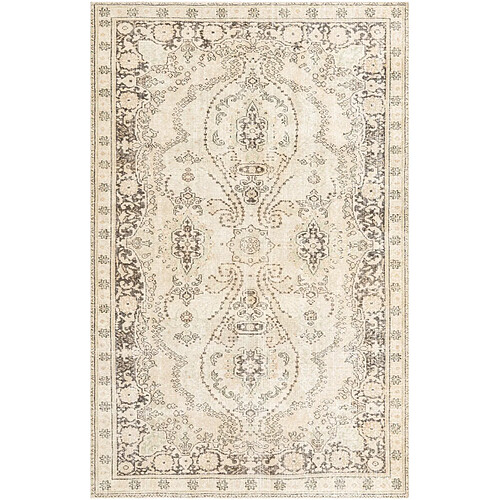 Vidal Tapis de laine 264x170 brun Ultra Vintage