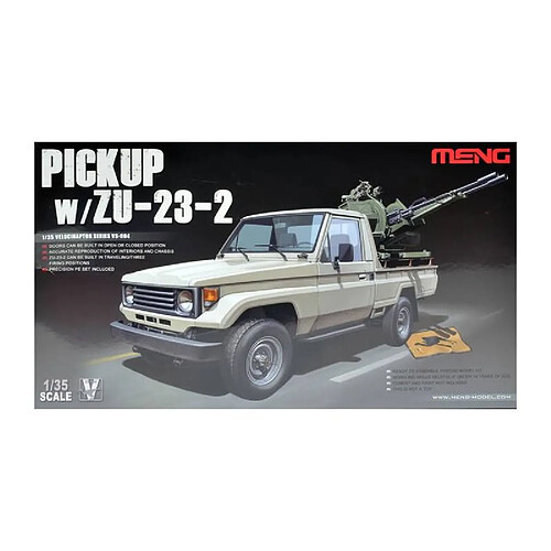 Meng Maquette Voiture Maquette Camion Pick Up W/zu-23-2