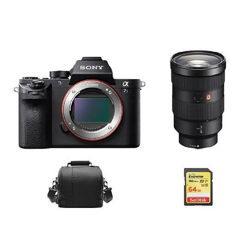 SONY A7S II + SEL 24-70MM F2.8 GM + 64GB SD card + camera Bag