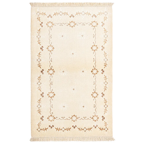 Vidal Tapis de laine 152x94 beige Darya