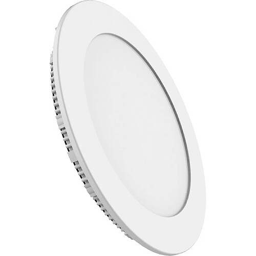 Inspired Downlight encastré rond 12 pouces 24W blanc naturel 4000K, 2000lm, White Frame, Inc. Driver