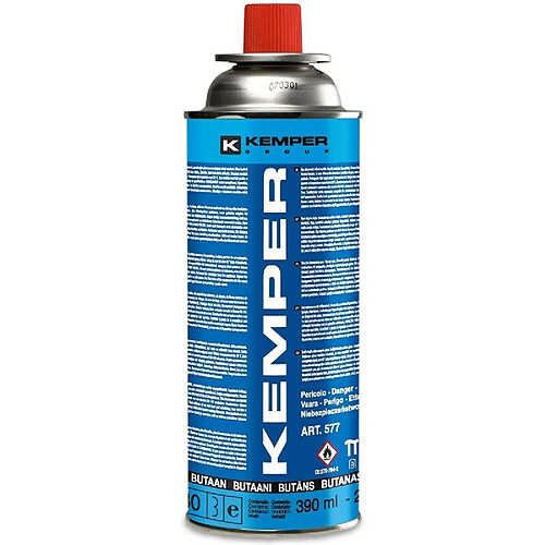 Cartouche de gaz butane 220 gr KEMPER à baïonnette Réchaud Désherbeur Camping