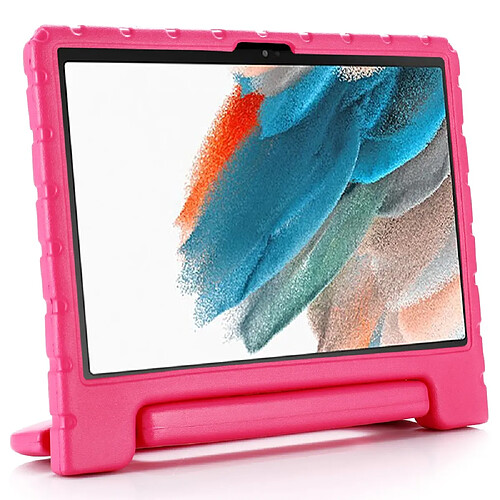 Coque en TPU antichoc avec béquille rose pour votre Samsung Galaxy Tab A8 10.5 (2021)