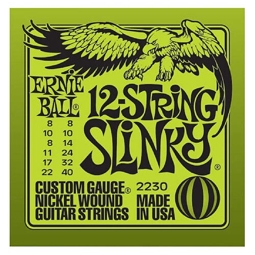 CORDES SLINKY EXTRA LIGHT 12 8-8/22-40 Ernie Ball