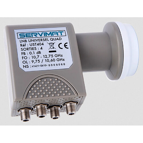 Lnb universel quad - ust404 - SERVIMAT