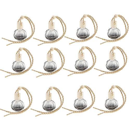 12pcs 10ml bouteille de parfum vide voiture suspendu pendentif décoration citrouille