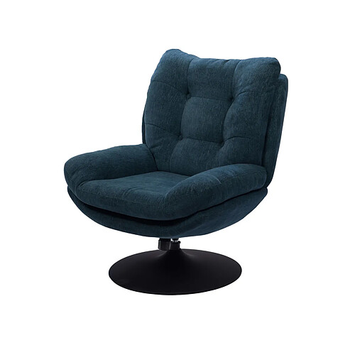 Amadeus Fauteuil pivotant Magnum Bleu pied noir