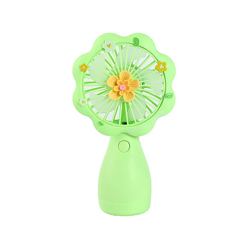 (StyleA) Ventilateur Étudiant Rechargeable Usb Portable de Conception en Forme de Poignée de Dessin Animé