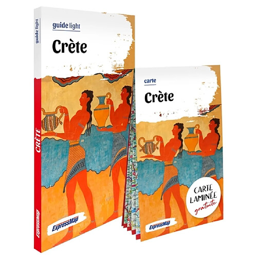 Crète : guide + carte laminée