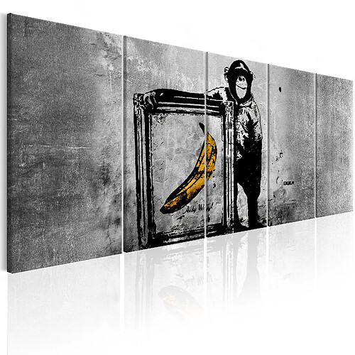 Artgeist Tableau - Banksy: Monkey with Frame [100x40]