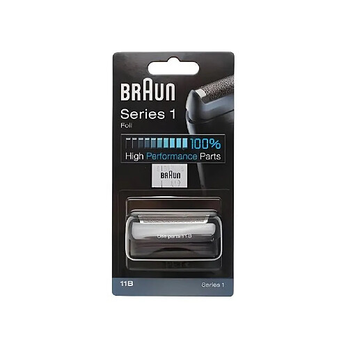 Braun - grille de rasage - serie 1 - 130 -11b , noir / bleu - 81392186