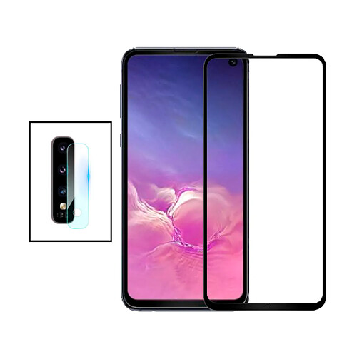 PHONECARE Kit Film Caméra Arrière + Film de Verre Trempé Incurvé pour Samsung Galaxy S10