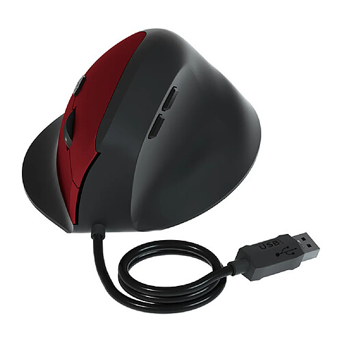 USB ergo pro souris sans fil 2.4ghz ergonomique verticale pour droitier