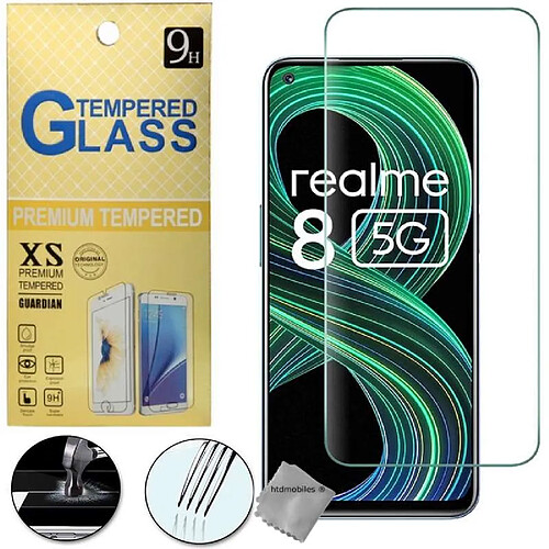 Htdmobiles Film de protection vitre verre trempe transparent pour Realme 8 5G