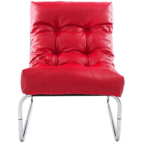 Alterego Fauteuil lounge 'LOFT' rouge