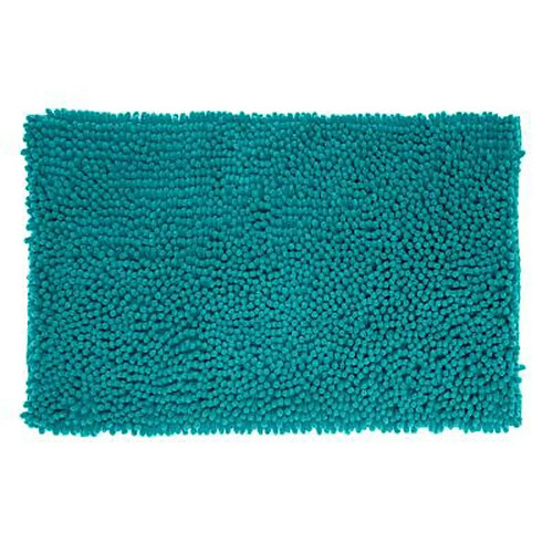 Tapis de Salle De Bain Maxi Chenille 50x80cm Turquoise