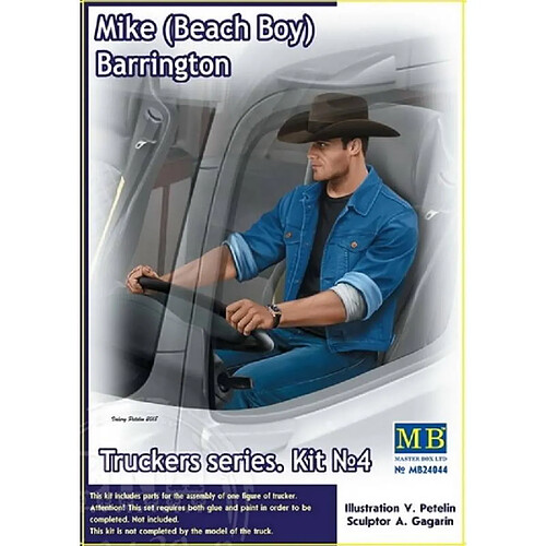 Master Box Figurine Mignature Mike (beach Boy) Barrington Truckers Serie Kit No.4