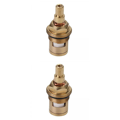 2x Insert de Disque de Valve de Cartouche de Robinet En Céramique Quart de Tour Petit 1/4 "20T 22mm