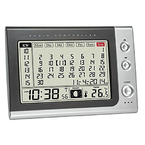 TFA-Dostmann 60.2529.54 monatskalender radio réveil