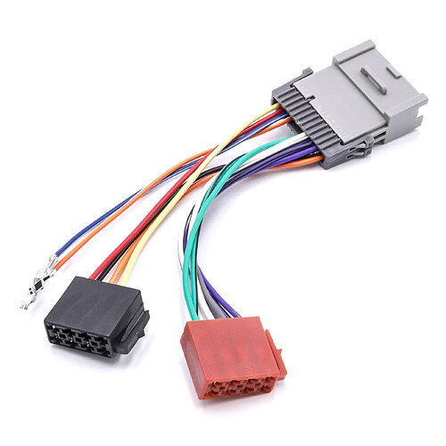 vhbw Adaptateur autoradio ISO compatible avec Buick Acadia à partir de 2007 modèle de voiture