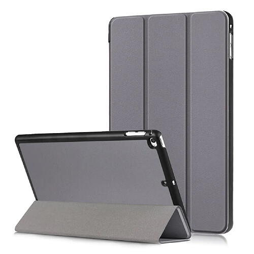 Etui en PU support triple gris pour votre Apple iPad mini (2019) 7.9 pouces/mini 4